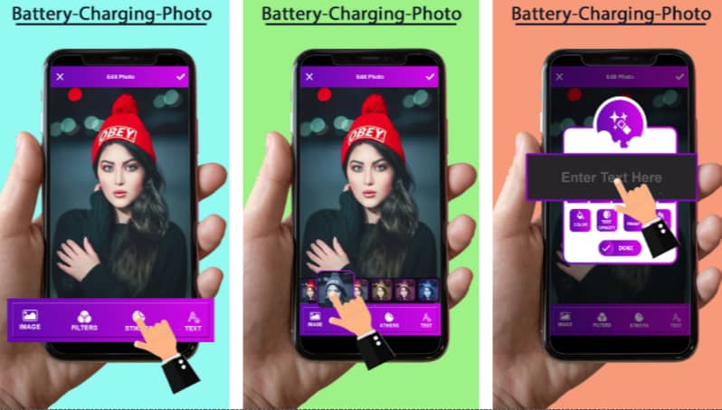 Battery Charging Photo App Download