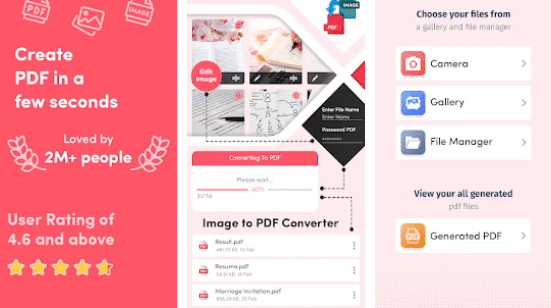 Best JPG to PDF Converter Mobile App