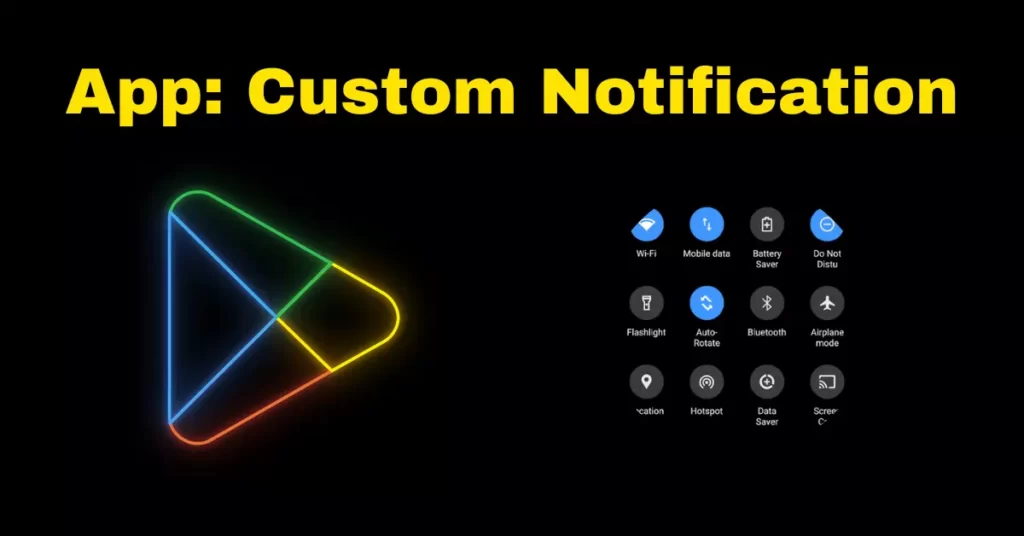 One Shade Custom Notification