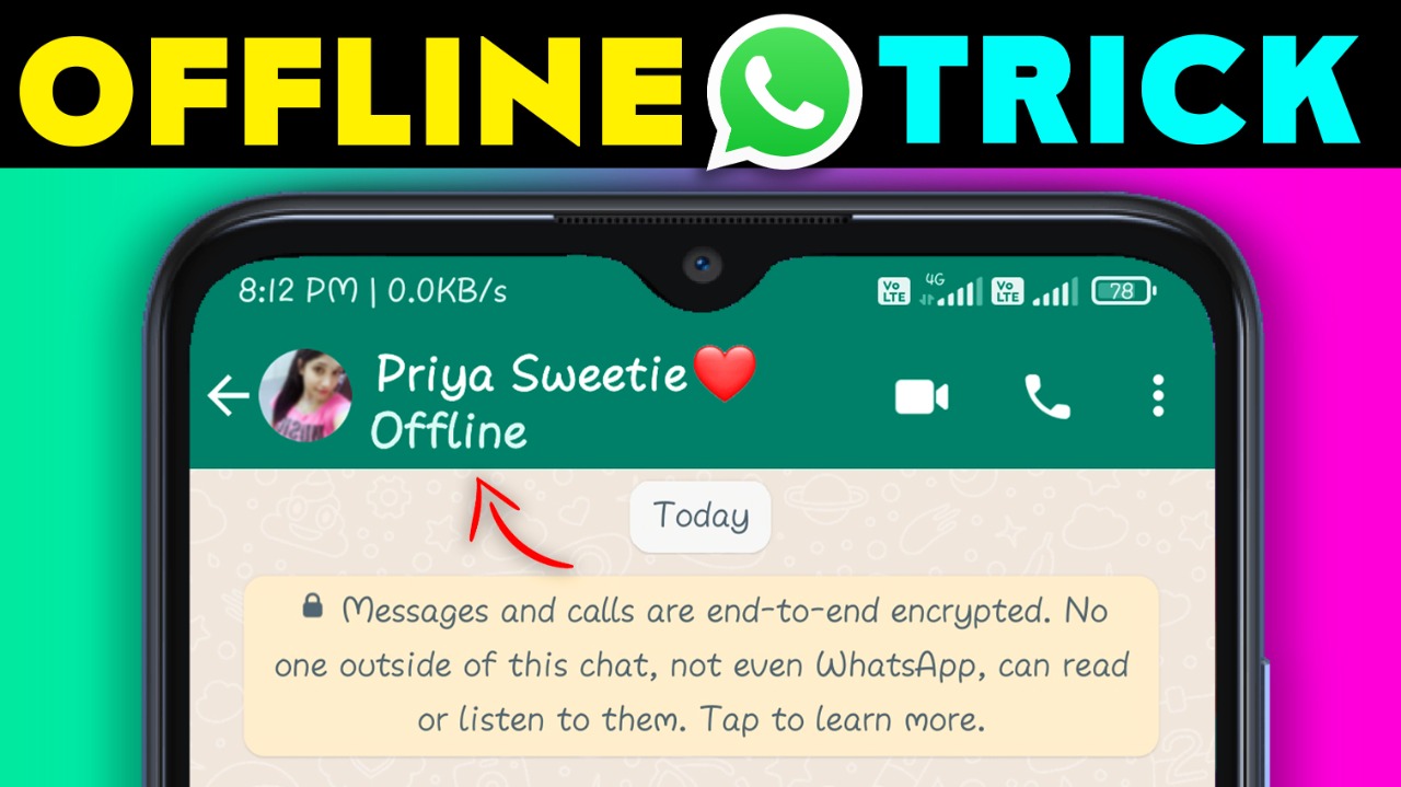 Offline Chat, No Last Seen, Blue Tick For WhatsApp