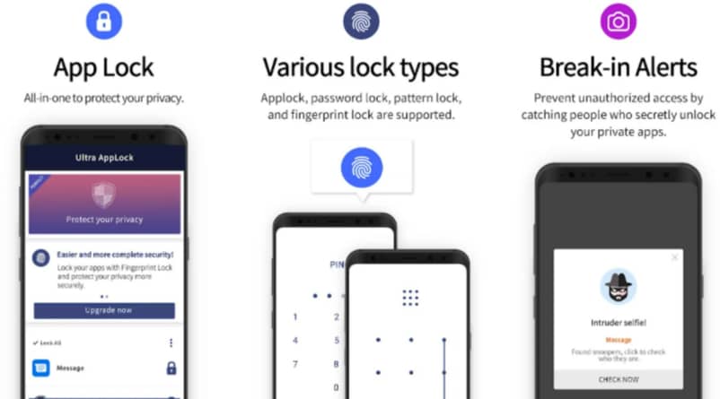 Ultra AppLock protects your privacy