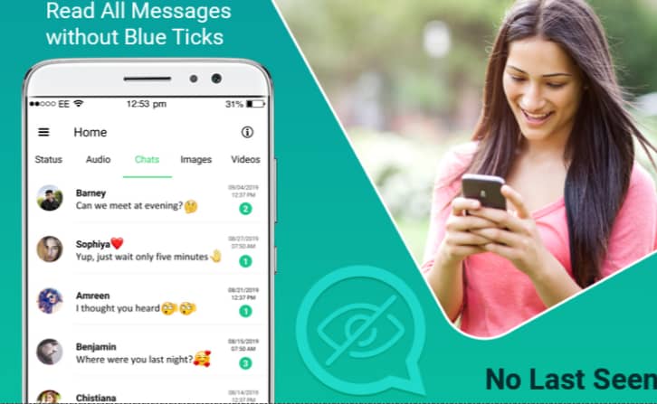 Unseen  No Last Seen or Read - Hidden Chat Unseen App