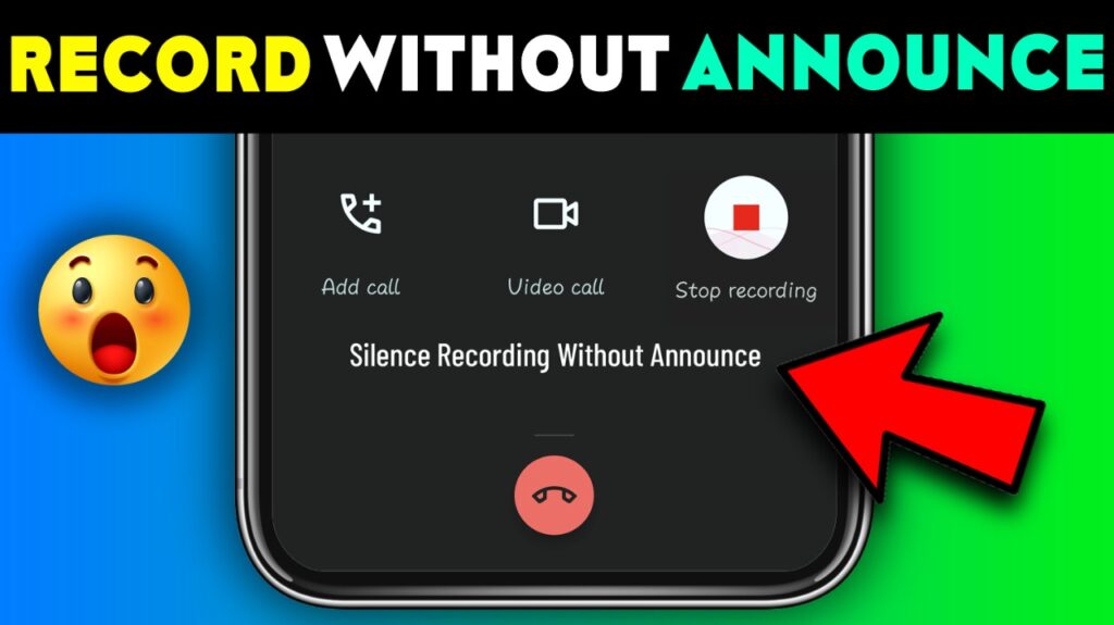 disable call recording announcement android app