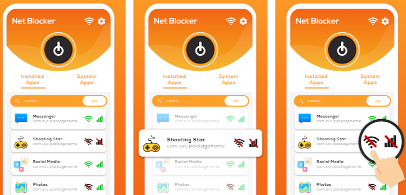 Net Blocker for Apps Block Internet Access