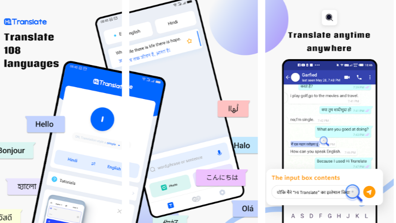 On Screen Chat Translator Support 100+ languages