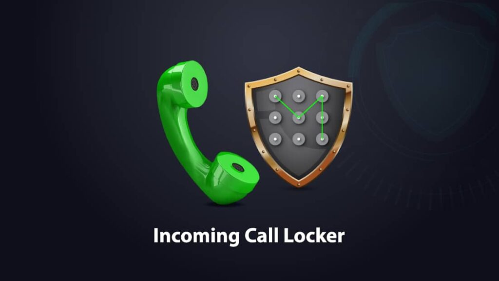 Incoming Call Pin Locker play store