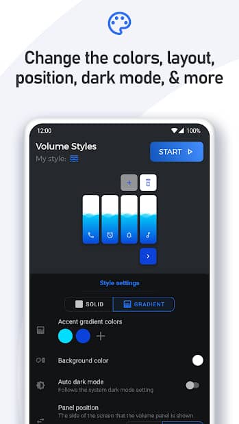Volume Styles Custom app