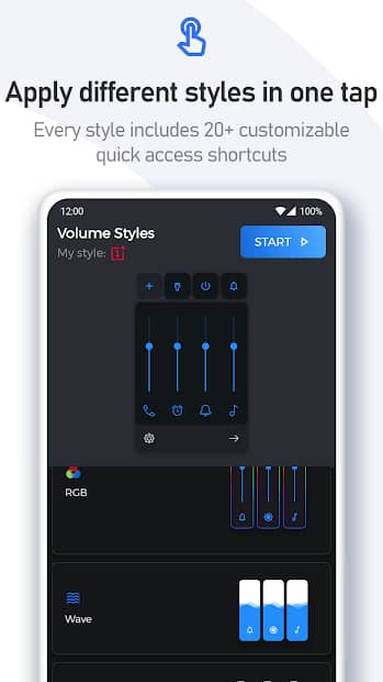 Volume Styles for android