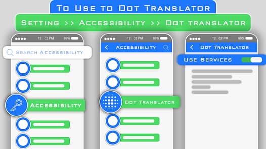 Dot Button Translator