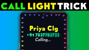 Better Flash Call Light With Border Colors