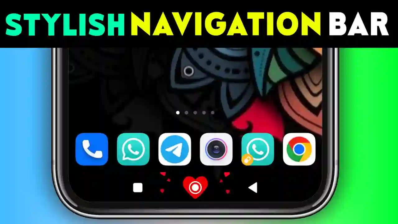 Style Navigation Bar With Animations app