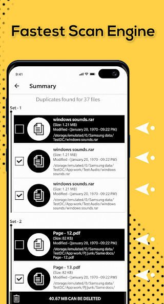 Duplicates Files Cleaner app TN Shorts
