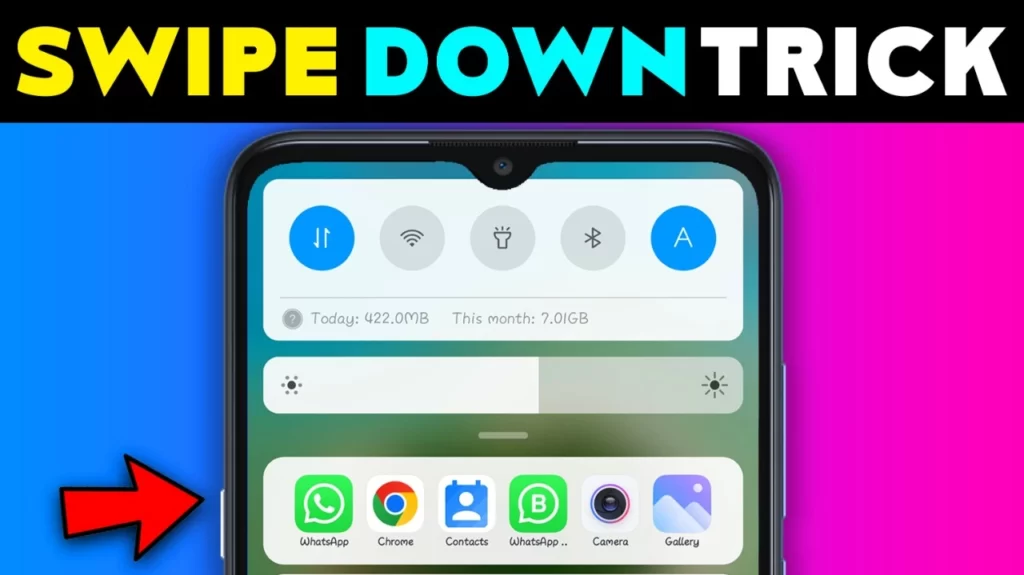 Best Swipe Down Notification Shortcuts