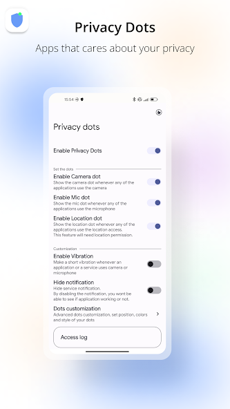 camera Privacy Dots app