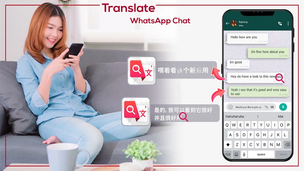 Screen Button Chat Translator for WhatsApp app TN Shorts
