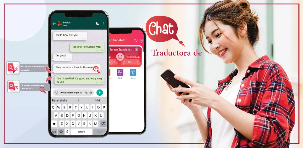Screen Button Chat Translator for WhatsApp screen TN Shorts