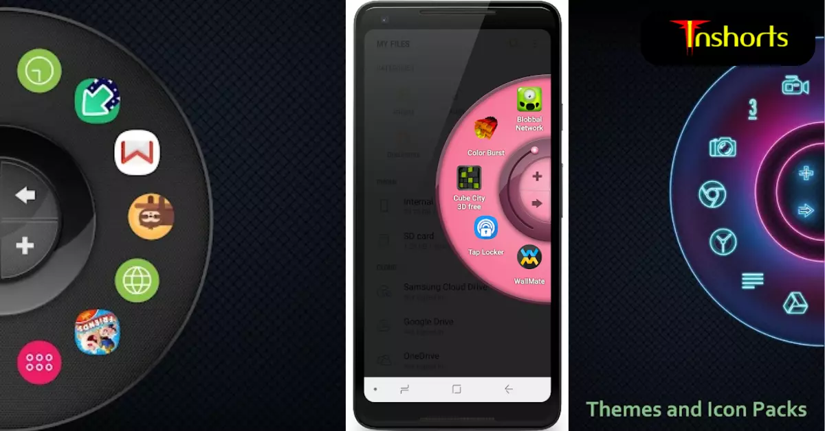 Side Wheel Launcher for Android TN Shorts