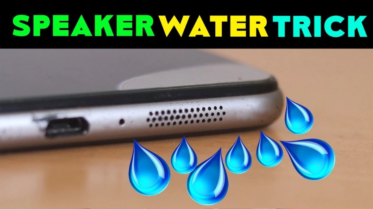 Android Speaker Water Cleaner App