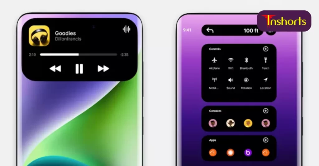 Dynamic Notch Island iOS 16 notch