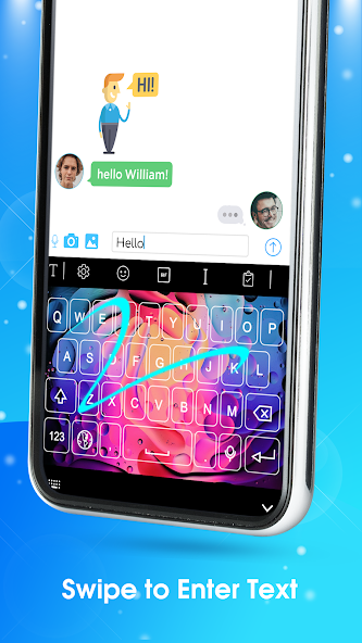 LED Keyboard RGB Emoji mobile TN Shorts