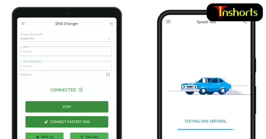 Mobile Data DNS Changer & Net Speed Test