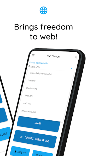 Mobile Data DNS Changer app TN Shorts