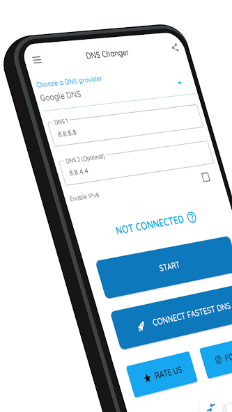 Mobile Data DNS Changer TN Shorts