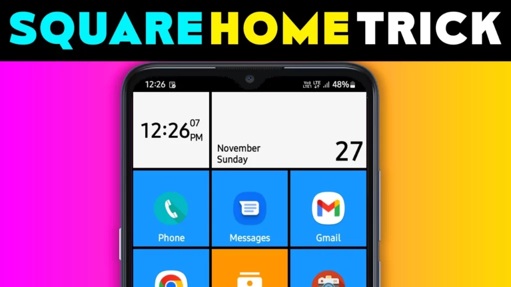 Square Home Style For Android