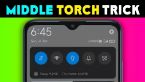 Middle Torch Flashlight Hide App Lock Photo