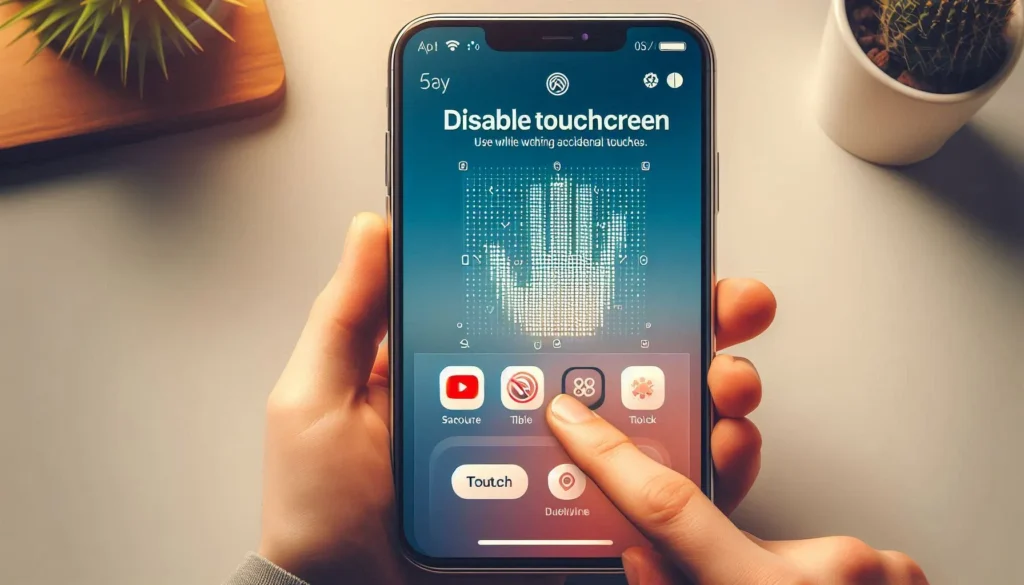 Disable Touch Screen App