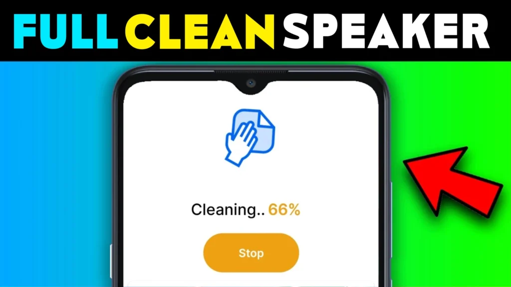 Full Clean Mobile Speakers Dust Cleaner App for Clearer Sound