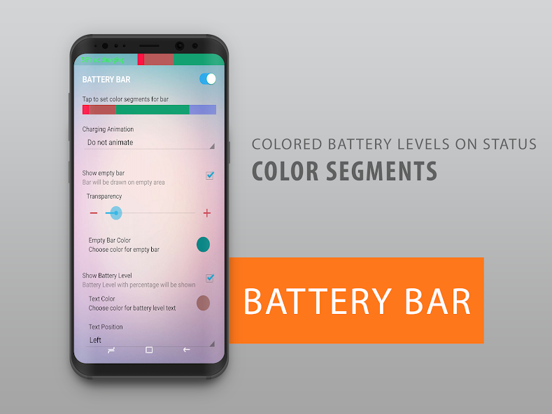 Power Bar With Battery Color Bar Free