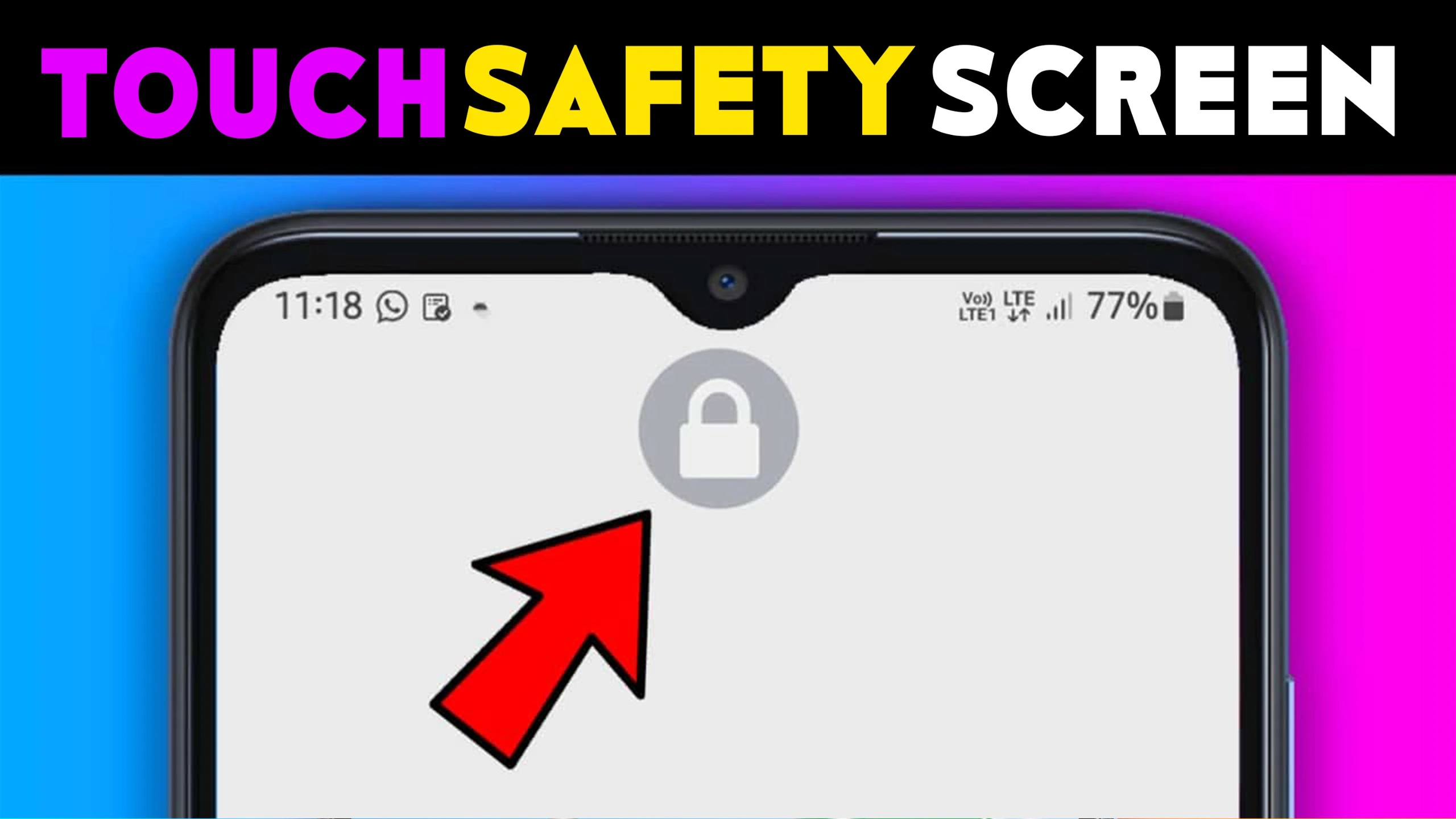 Disable Touch Screen App: TOUCH SAFETY for Preventing Accidental Taps on Android