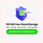 100GB Cloud Storage Easy Backup
