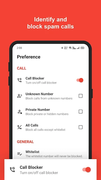 Android Call Blocker TN Shorts