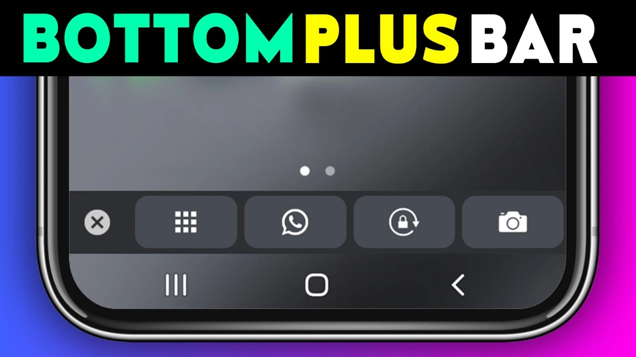 Bottom Plus Touch Bar for Android