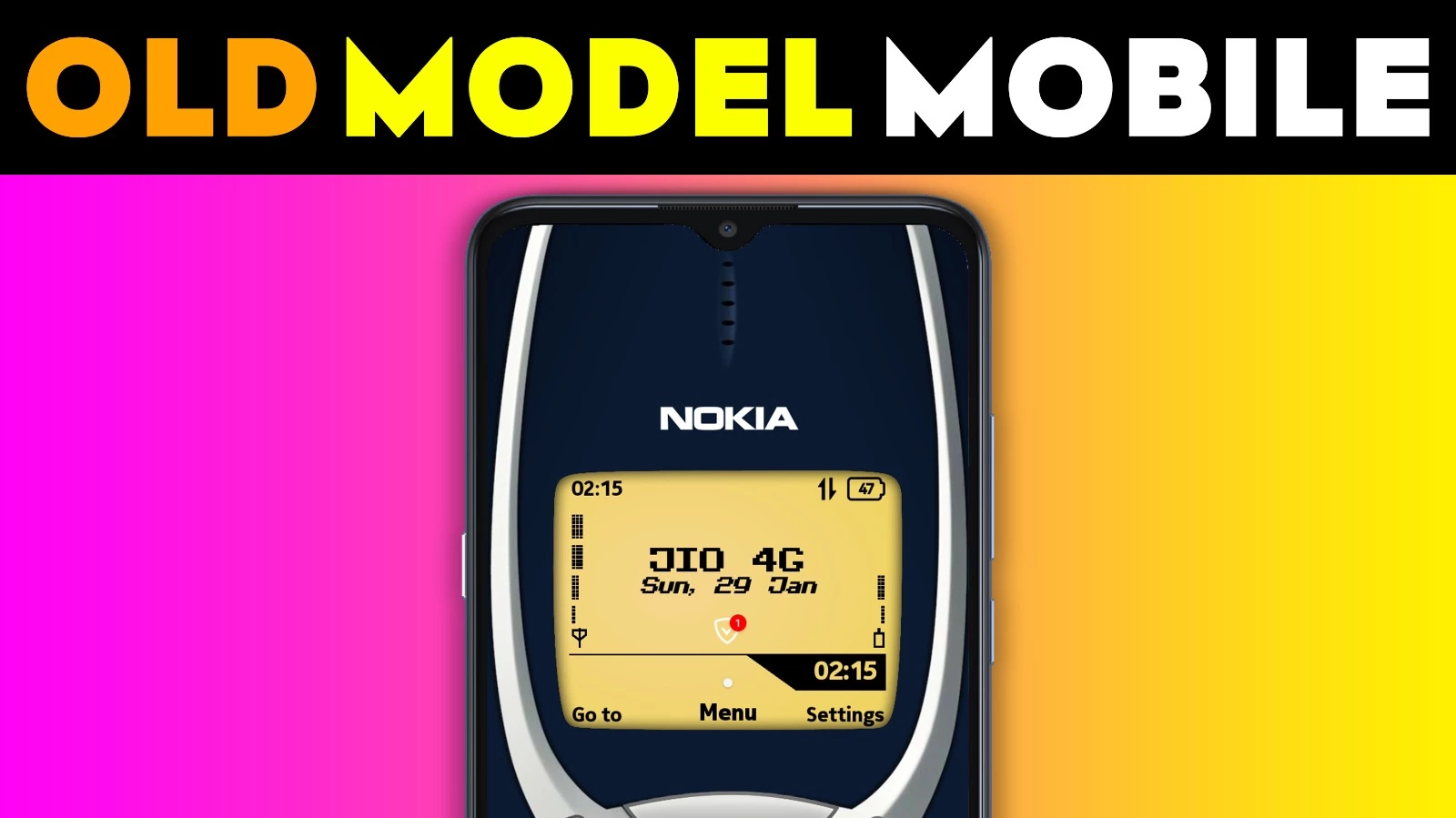 Old Model Nokia Launcher