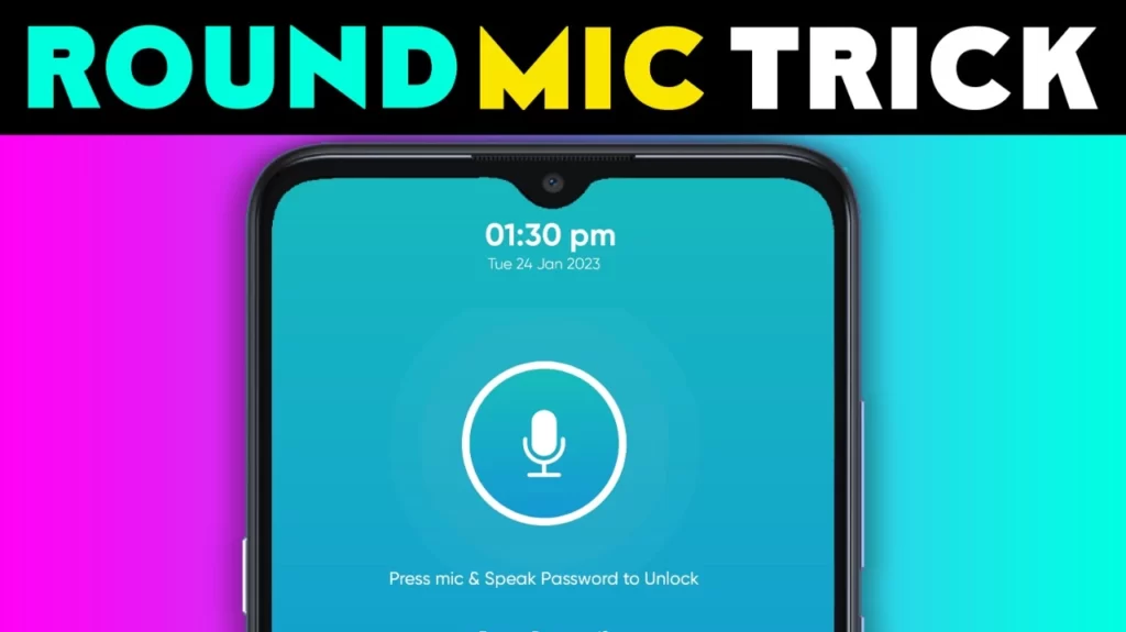 Round Mic Voice Lock