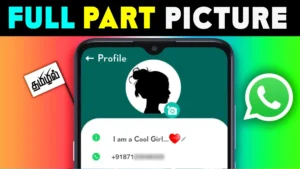Set Full-Size DP on Android: Keep FULL PART of Your WhatsApp Profile Pic