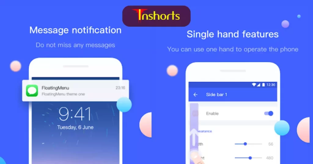 Top Right Floating Menu App Play Store TN Shorts