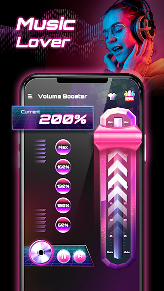Android Big Volume Booster Sound Booster TN Shorts