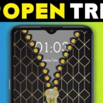 Android Gold lock screen Zip Open App