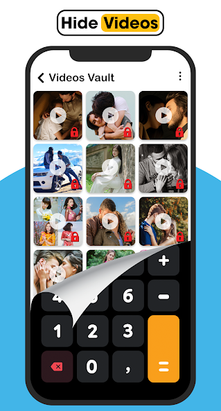 Calculator vault Hide Photo Video Android App TN Shorts