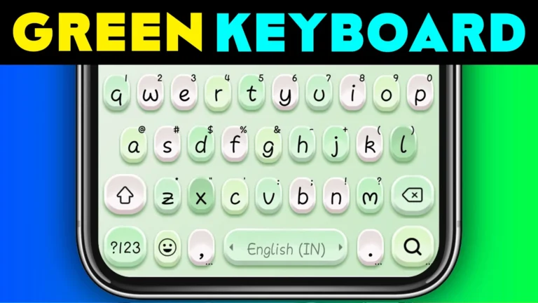 Green Keyboard Add Vibrant Colors to Your Typing on Android & iPhone