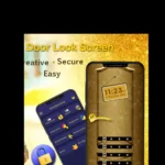 Best Gold Yellow Door Lock Screen