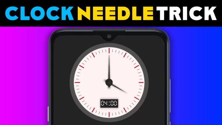Clock Lock - Hide Photos Videos CLOCK NEEDLE