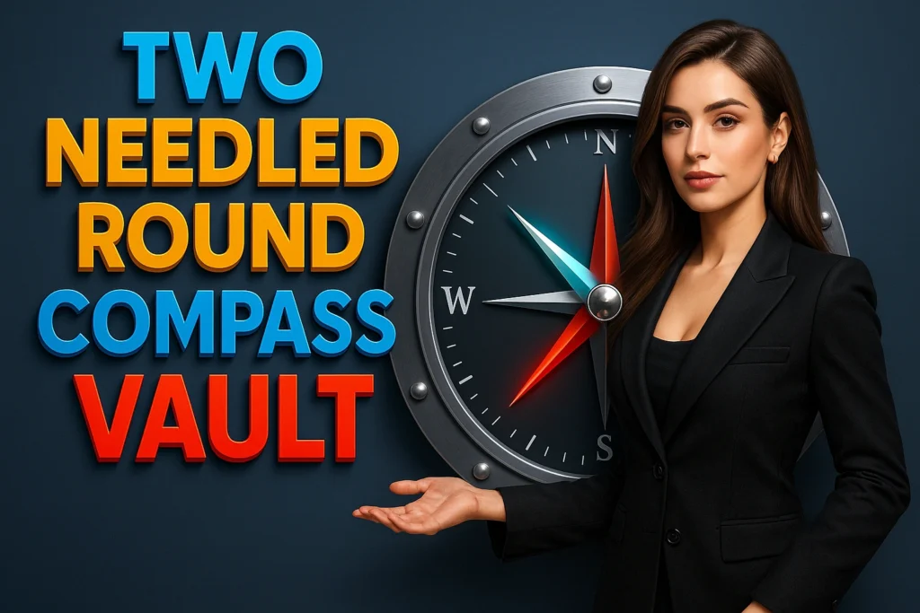 Two Needled Round Compass Vault Hide Photos, Videos & Audio Files Secretly