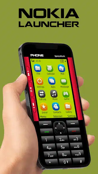 Xpress Model Nokia Old Phone Launcher TN Shorts