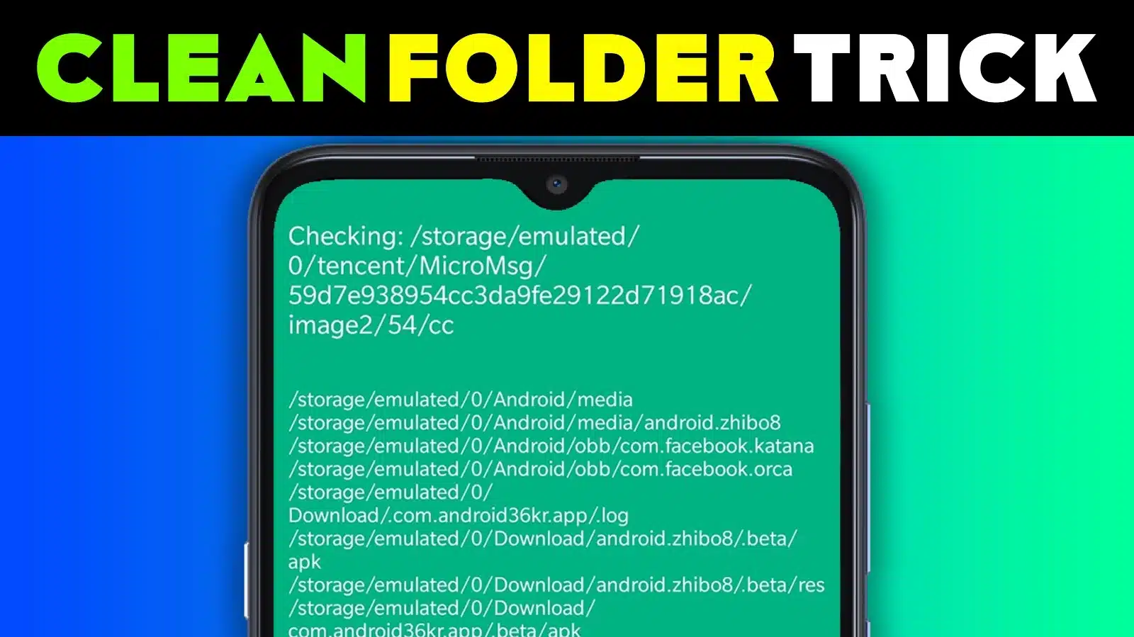 Empty Folder Cleaner Clean Folder TnShorts