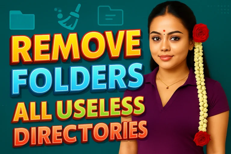 Remove Folders – All Useless Directories in One Tap